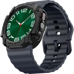 Spigen Galaxy Watch Ultra 47Mm|Samsung-ETUI RUGGED ARMOR SAMSUNG GALAXY WATCH ULTRA (47 MM) MATTE BLACK
