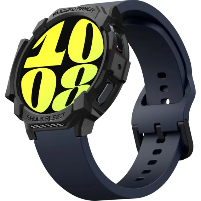 Spigen Samsung|Galaxy Watch 7 44Mm-ETUI RUGGED ARMOR SAMSUNG GALAXY WATCH 7 (44 MM) MATTE BLACK