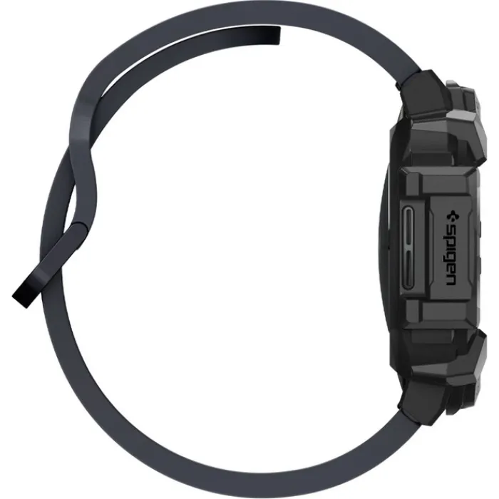 Spigen Samsung|Galaxy Watch 7 44Mm-ETUI RUGGED ARMOR SAMSUNG GALAXY WATCH 7 (44 MM) MATTE BLACK