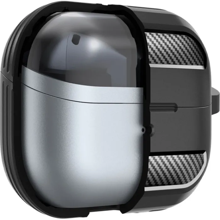 Spigen Galaxy Buds 3 Pro|Etui Galaxy Buds-ETUI RUGGED ARMOR SAMSUNG GALAXY BUDS 3 / 3 PRO MATTE BLACK
