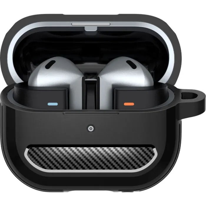 Spigen Galaxy Buds 3 Pro|Etui Galaxy Buds-ETUI RUGGED ARMOR SAMSUNG GALAXY BUDS 3 / 3 PRO MATTE BLACK