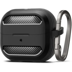 Spigen Galaxy Buds 3 Pro|Etui Galaxy Buds-ETUI RUGGED ARMOR SAMSUNG GALAXY BUDS 3 / 3 PRO MATTE BLACK