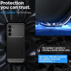 Spigen Samsung|Galaxy A25-Etui Rugged Armor Samsung Galaxy A25 5g Matte Black Case