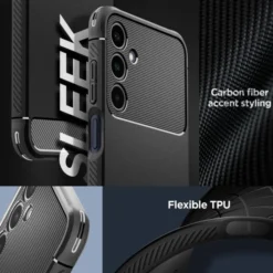 Spigen Samsung|Galaxy A25-Etui Rugged Armor Samsung Galaxy A25 5g Matte Black Case
