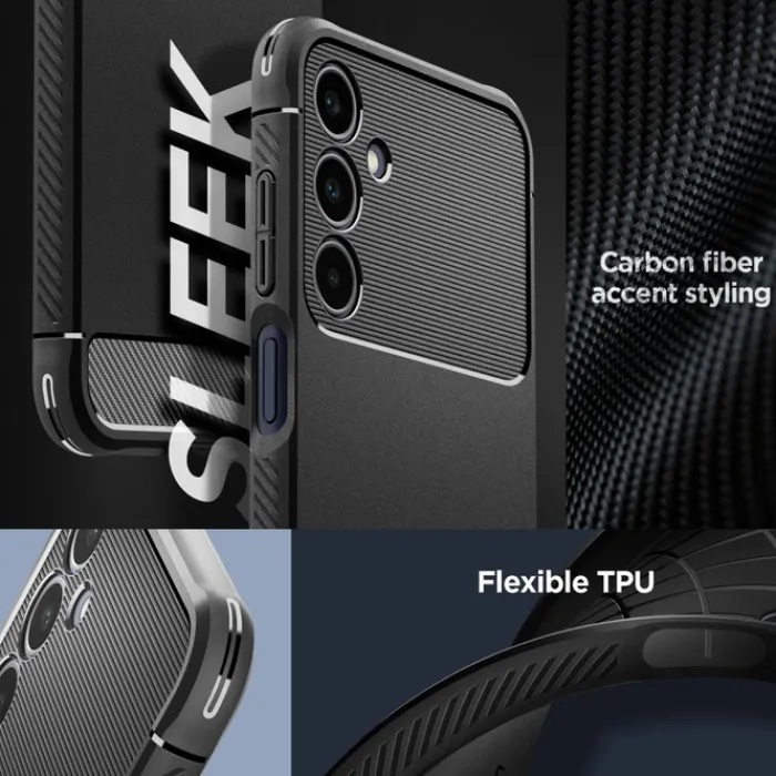 Spigen Samsung|Galaxy A25-Etui Rugged Armor Samsung Galaxy A25 5g Matte Black Case