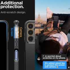 Spigen Samsung|Galaxy A25-Etui Rugged Armor Samsung Galaxy A25 5g Matte Black Case