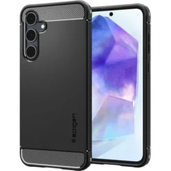 Spigen Samsung|Galaxy A55-Etui Rugged Armor Samsung Galaxy A55 5g Matte Black Case