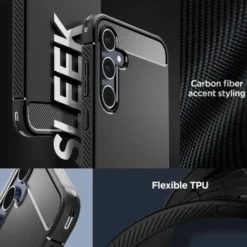 Spigen Samsung|Galaxy A55-Etui Rugged Armor Samsung Galaxy A55 5g Matte Black Case