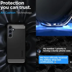 Spigen Samsung|Galaxy A55-Etui Rugged Armor Samsung Galaxy A55 5g Matte Black Case