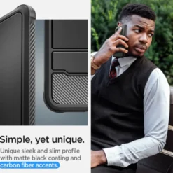 Spigen Samsung|Galaxy S24-Etui Rugged Armor Samsung Galaxy S24 Matte Black Case