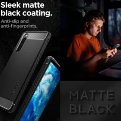 Spigen Xperia 10 V|Sony-Etui Rugged Armor Sony Xperia 10 V Matte Black Case
