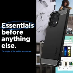 Spigen Xiaomi|Redmi Note 13 Lte-Etui Rugged Armor Xiaomi Redmi Note 13 4g Matte Black Case