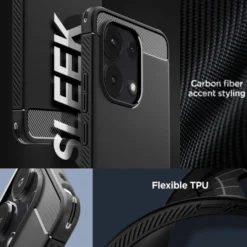 Spigen Xiaomi|Redmi Note 13 Lte-Etui Rugged Armor Xiaomi Redmi Note 13 4g Matte Black Case