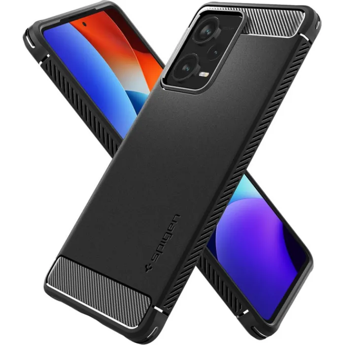 Spigen Xiaomi|Redmi Note 12 Pro Plus 5G-Etui Rugged Armor Xiaomi Redmi Note 12 Pro+ Plus 5G Matte Black