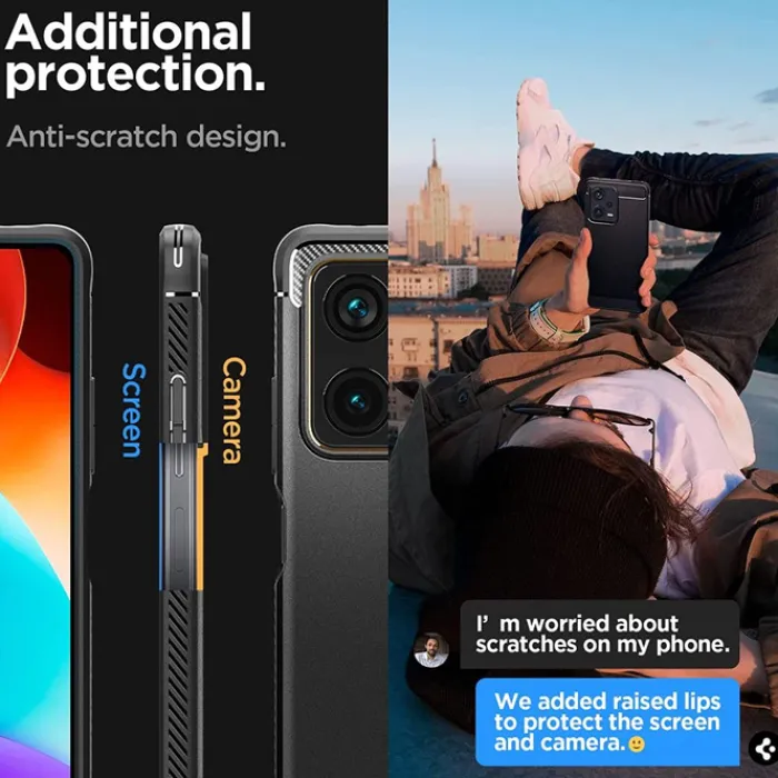 Spigen Xiaomi|Redmi Note 12 Pro Plus 5G-Etui Rugged Armor Xiaomi Redmi Note 12 Pro+ Plus 5G Matte Black