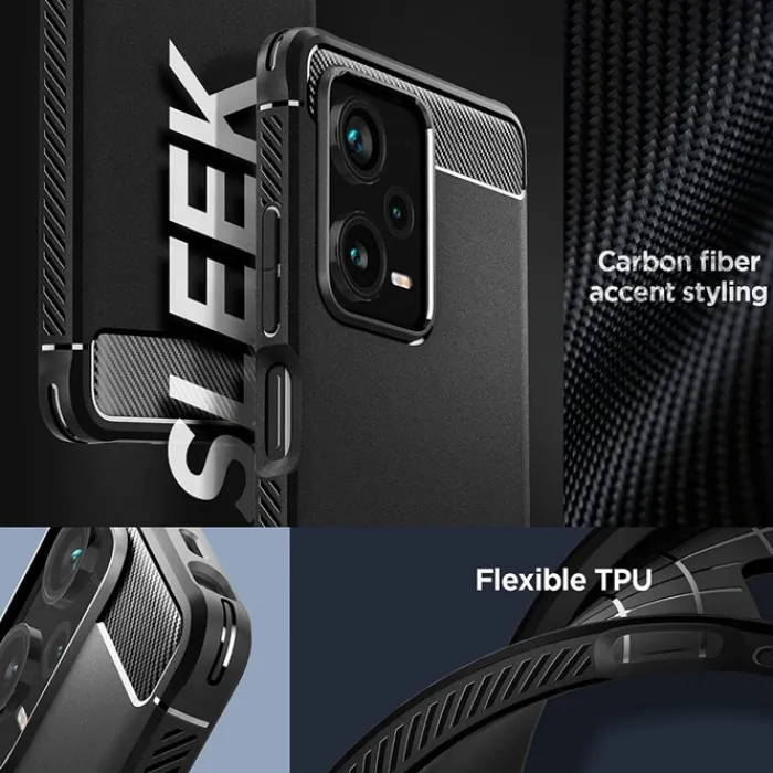 Spigen Xiaomi|Redmi Note 12 Pro Plus 5G-Etui Rugged Armor Xiaomi Redmi Note 12 Pro+ Plus 5G Matte Black