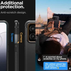 Spigen Xiaomi|14-Etui RUGGED ARMOR XIAOMI 14 MATTE BLACK Case