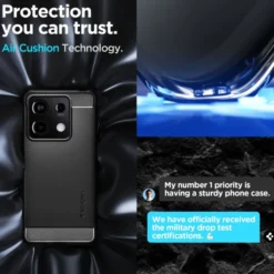 Spigen Xiaomi|Redmi Note 13 5G-Etui Rugged Armor Xiaomi Redmi Note 13 5g Matte Black Case