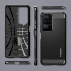 Spigen Poco|Inne Marki-Etui Rugged Armor Xiaomi Poco F4 Matte Black