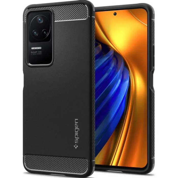 Spigen Poco|Inne Marki-Etui Rugged Armor Xiaomi Poco F4 Matte Black