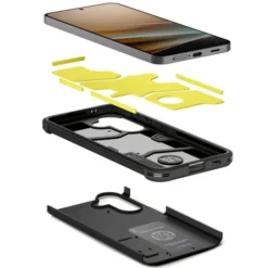 Spigen Samsung|Galaxy A57-ETUI SAMSUNG GALAXY A57 5G TOUGH ARMOR CZARNE