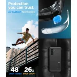 Spigen Samsung|Galaxy A57-ETUI SAMSUNG GALAXY A57 5G TOUGH ARMOR CZARNE