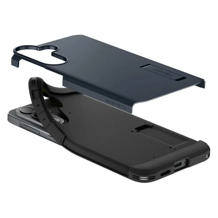 Spigen Samsung|Galaxy A57-ETUI SAMSUNG GALAXY A57 5G TOUGH ARMOR METAL SLATE