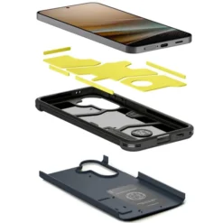 Spigen Samsung|Galaxy A57-ETUI SAMSUNG GALAXY A57 5G TOUGH ARMOR METAL SLATE
