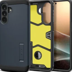 Spigen Samsung|Galaxy A57-ETUI SAMSUNG GALAXY A57 5G TOUGH ARMOR METAL SLATE