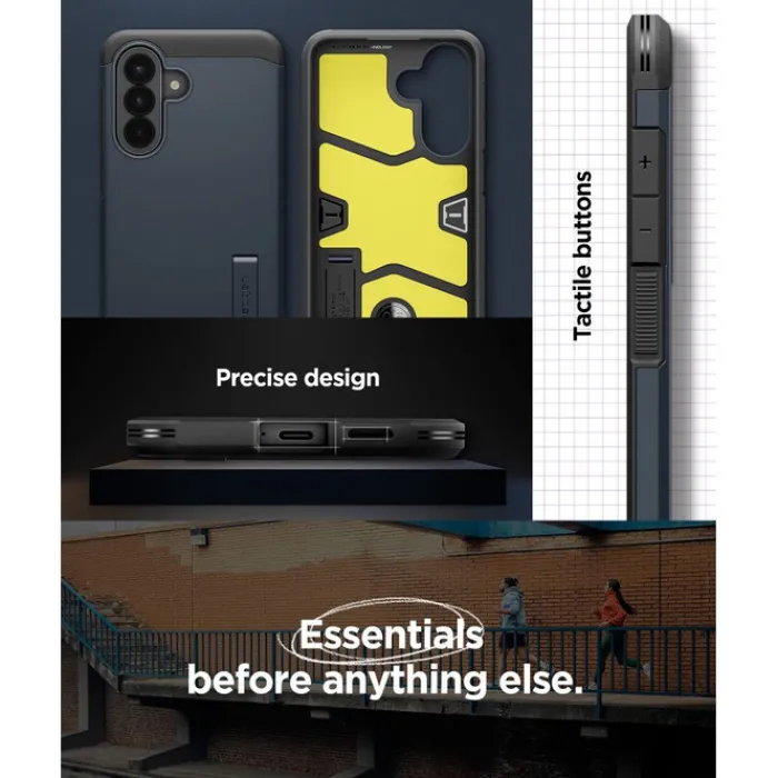 Spigen Samsung|Galaxy A57-ETUI SAMSUNG GALAXY A57 5G TOUGH ARMOR METAL SLATE