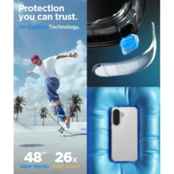 Spigen Samsung|Galaxy A57-ETUI SAMSUNG GALAXY A57 5G ULTRA HYBRID CRYSTAL CLEAR