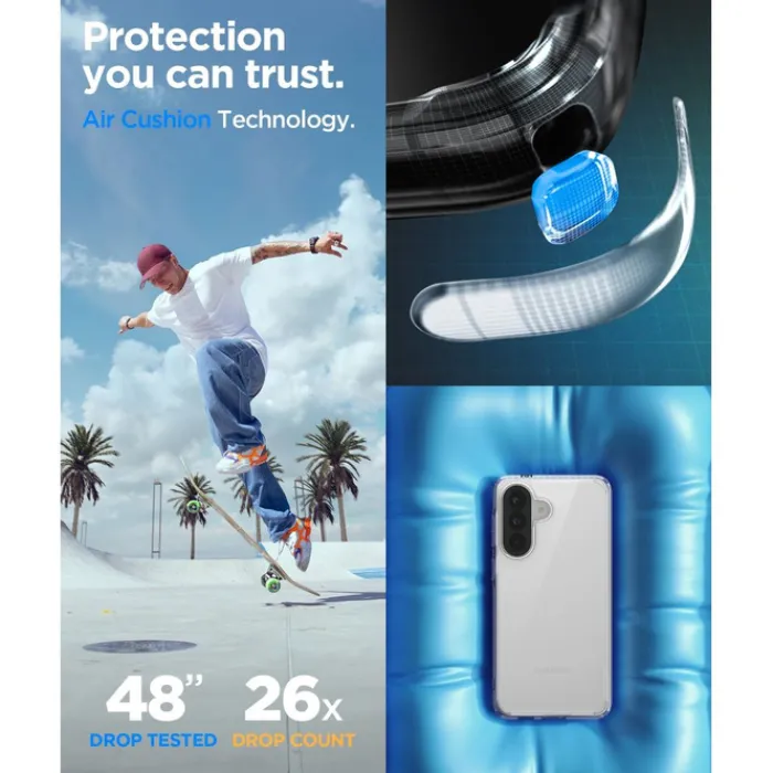 Spigen Samsung|Galaxy A57-ETUI SAMSUNG GALAXY A57 5G ULTRA HYBRID CRYSTAL CLEAR