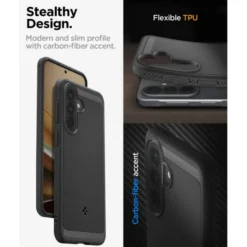 Spigen Samsung|Galaxy A57-ETUI SAMSUNG GALAXY A57 5G RUGGED ARMOR MATOWE CZARNE