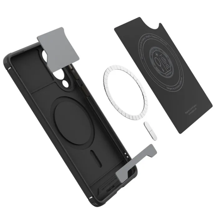 Spigen Samsung|Galaxy S25 Edge-ETUI SAMSUNG GALAXY S25 EDGE CORE ARMOR MAG MAGSAFE MATOWY CZARNY