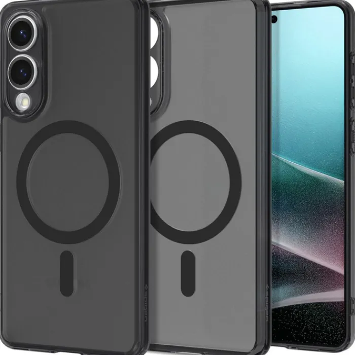 Spigen Samsung|Galaxy S25 Edge-ETUI SAMSUNG GALAXY S25 EDGE ULTRA HYBRID MAG MAGSAFE FROST BLACK