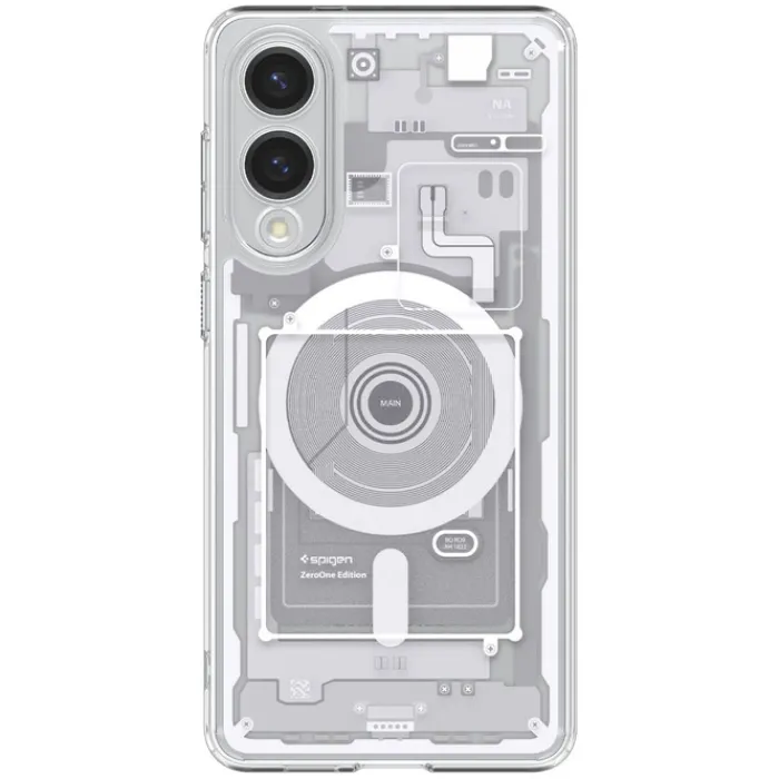 Spigen Samsung|Galaxy S25 Edge-ETUI SAMSUNG GALAXY S25 EDGE ULTRA HYBRID MAG MAGSAFE ZERO ONE WHITE