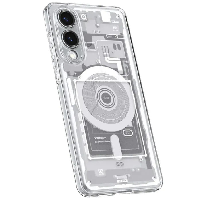 Spigen Samsung|Galaxy S25 Edge-ETUI SAMSUNG GALAXY S25 EDGE ULTRA HYBRID MAG MAGSAFE ZERO ONE WHITE