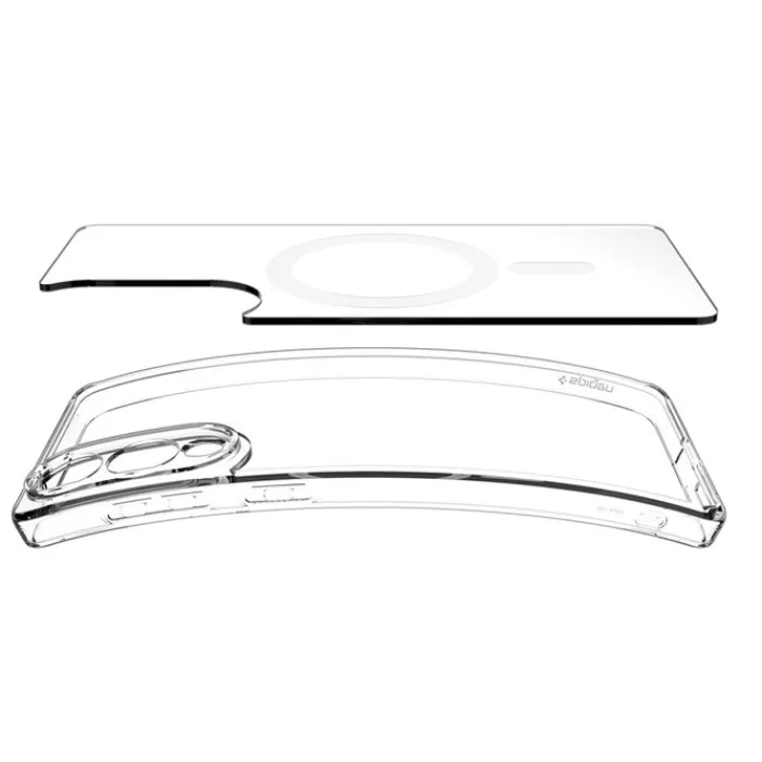 Spigen Samsung|Galaxy S25 Edge-ETUI SAMSUNG GALAXY S25 EDGE ULTRA HYBRID MAG MAGSAFE CLEAR/WHITE