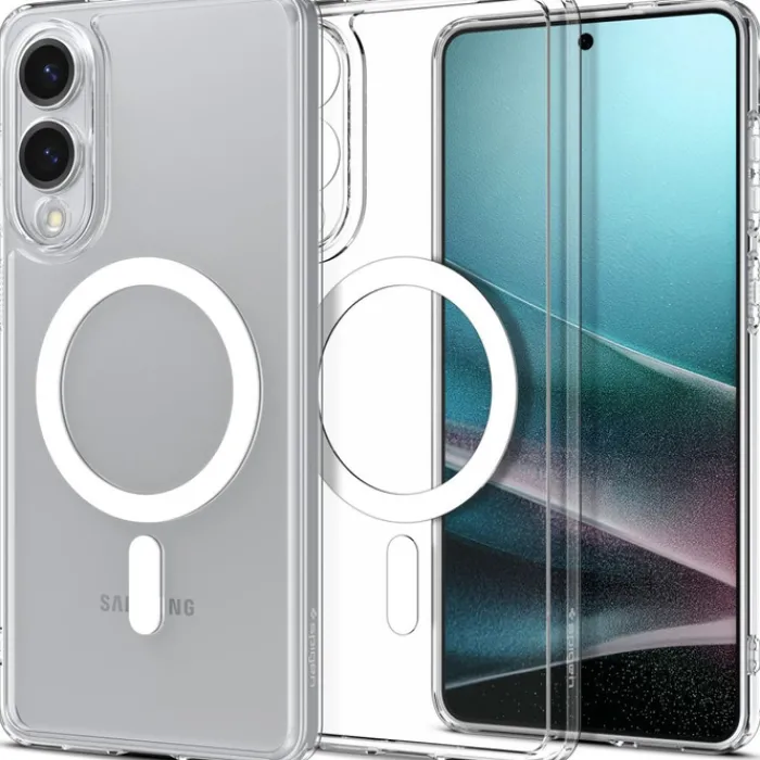 Spigen Samsung|Galaxy S25 Edge-ETUI SAMSUNG GALAXY S25 EDGE ULTRA HYBRID MAG MAGSAFE CLEAR/WHITE