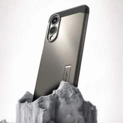 Spigen Samsung|Galaxy S25 Edge-ETUI SAMSUNG GALAXY S25 EDGE TOUGH ARMOR MAGSAFE GUNMETAL