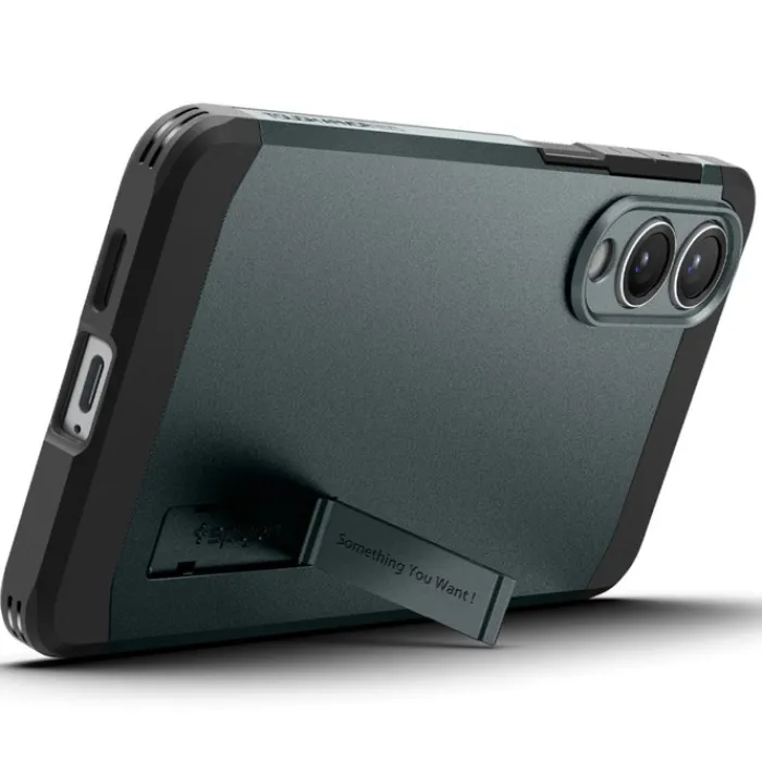 Spigen Samsung|Galaxy S25 Edge-ETUI SAMSUNG GALAXY S25 EDGE TOUGH ARMOR MAGSAFE ABYSS GREEN