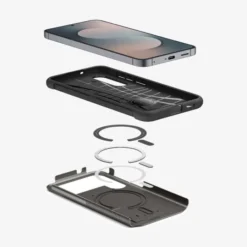 Spigen Samsung|Galaxy S25 Fe-ETUI SAMSUNG GALAXY S25 FE SLIM ARMOR MAG MAGSAFE GUNMETAL
