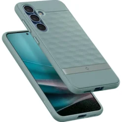 Spigen Samsung|Galaxy S25 Plus-ETUI SAMSUNG GALAXY S25+ PARALLAX MAG MAGSAFE SAGE GREEN