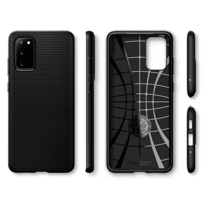 Spigen Samsung|Galaxy S20+ Plus-Etui Samsung Galaxy S20 Plus Liquid Air Matte Black Czarne Case