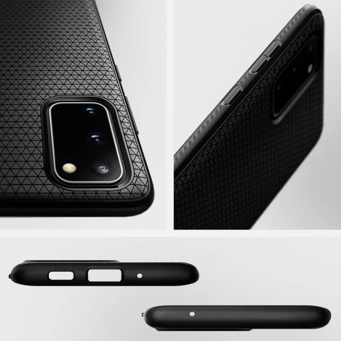 Spigen Samsung|Galaxy S20+ Plus-Etui Samsung Galaxy S20 Plus Liquid Air Matte Black Czarne Case