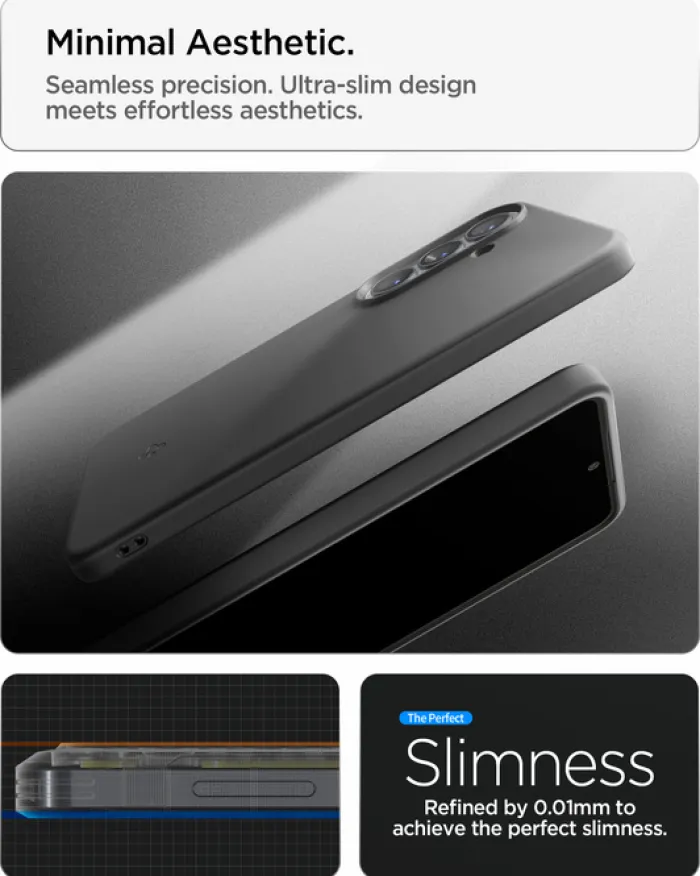 Spigen Samsung|Galaxy S26 Plus-ETUI SAMSUNG GALAXY S26+ PLUS THIN FIT MAGSAFE CZARNE