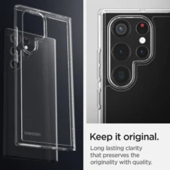 Spigen Samsung|Galaxy S22 Ultra-ETUI Samsung Galaxy S22 Ultra Ultra Hybrid Crystal Przezroczyste Clear Case