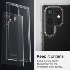 Spigen Samsung|Galaxy S22 Ultra-ETUI Samsung Galaxy S22 Ultra Ultra Hybrid Crystal Przezroczyste Clear Case