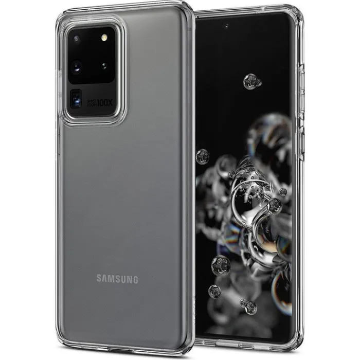 Spigen Samsung|Galaxy S20 Ultra-Etui Samsung Galaxy S20 Ultra Liquid Crystal Clear Przeźroczyste Case