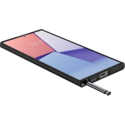 Spigen Samsung|Galaxy S22 Ultra-ETUI Samsung Galaxy S22 Ultra Thin Fit Czarne